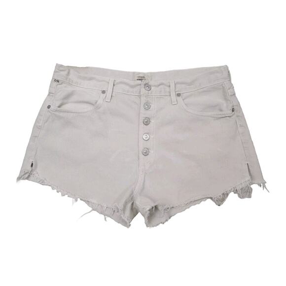 Citizens Of Humanity Womens Premium VTG Annabelle Button Fly Cut Off Short 30 - Picture 5 of 8